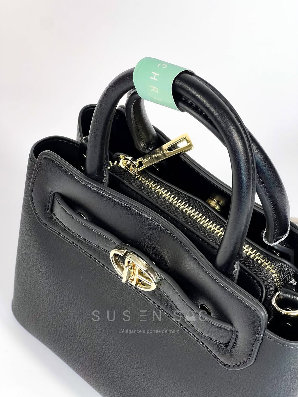 Sac CHRISBELLA – Élégance Structurée & Pochette Assortie