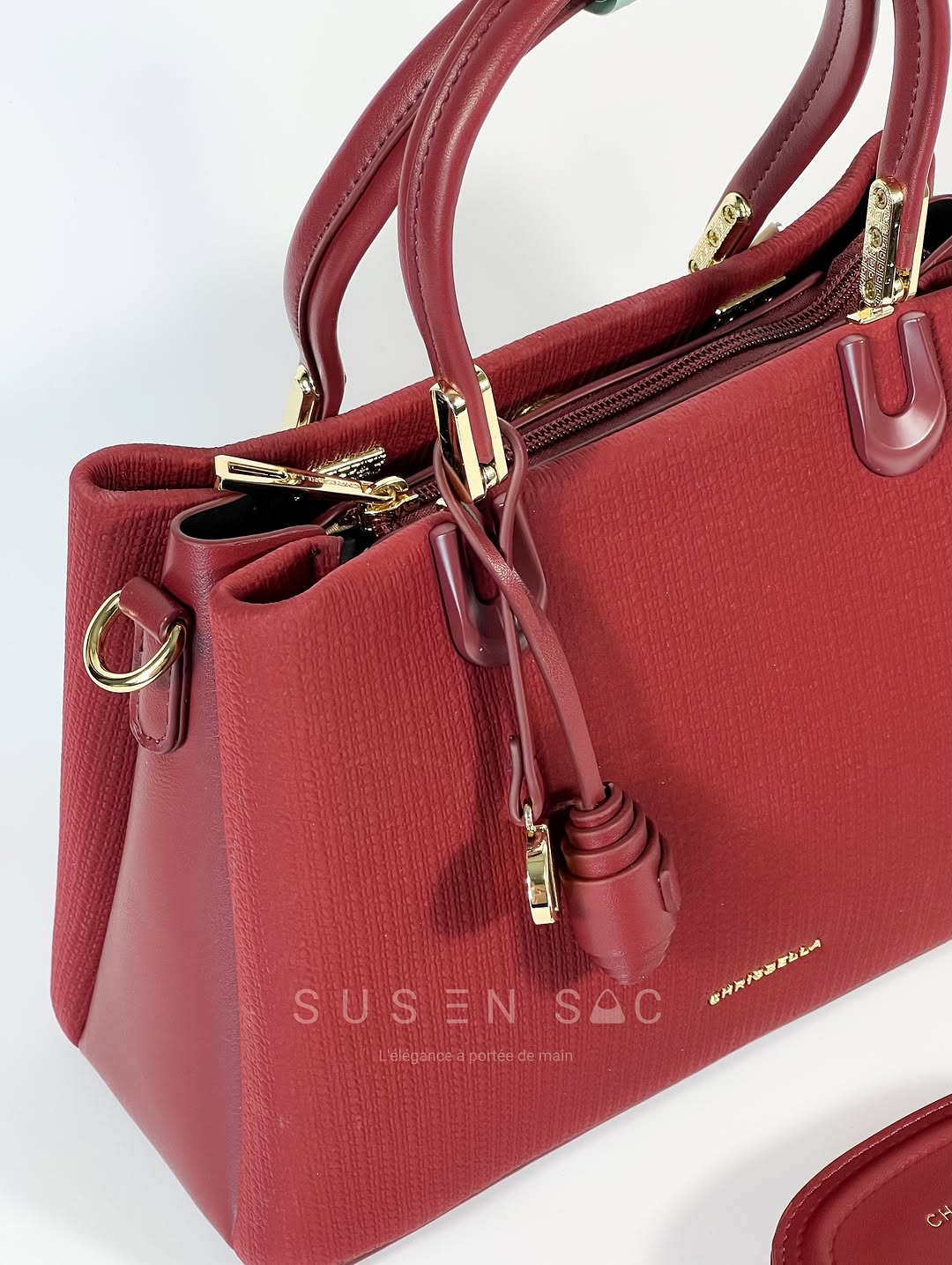 Sac CHRISBELLA – Élégance Structurée & Pochette Assortie
