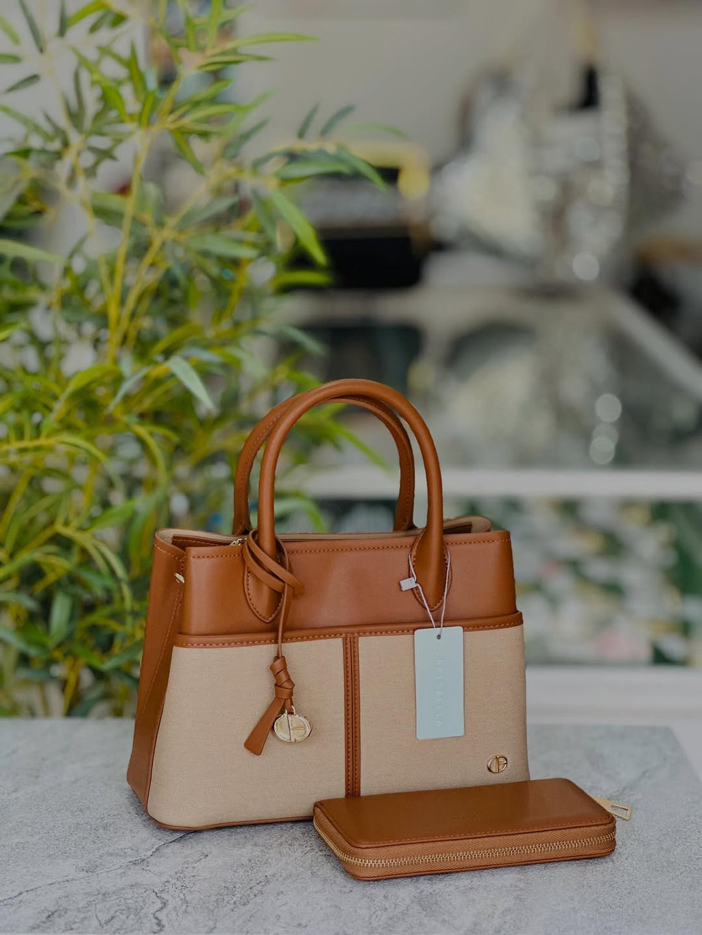 Sac à main Chrisbella avec porte-monnaie assorti – Élégance et praticité au quotidien