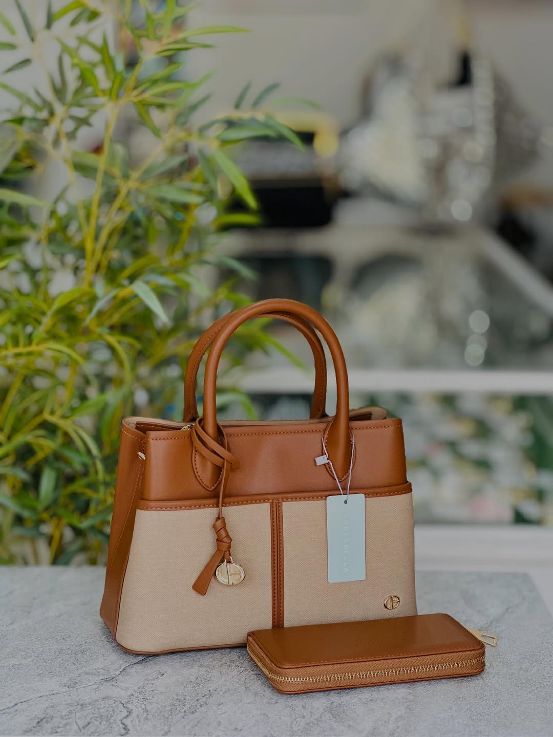 Sac à main Chrisbella avec porte-monnaie assorti – Élégance et praticité au quotidien