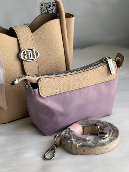 Sac à main structuré avec pochette intérieure – Design moderne et raffiné