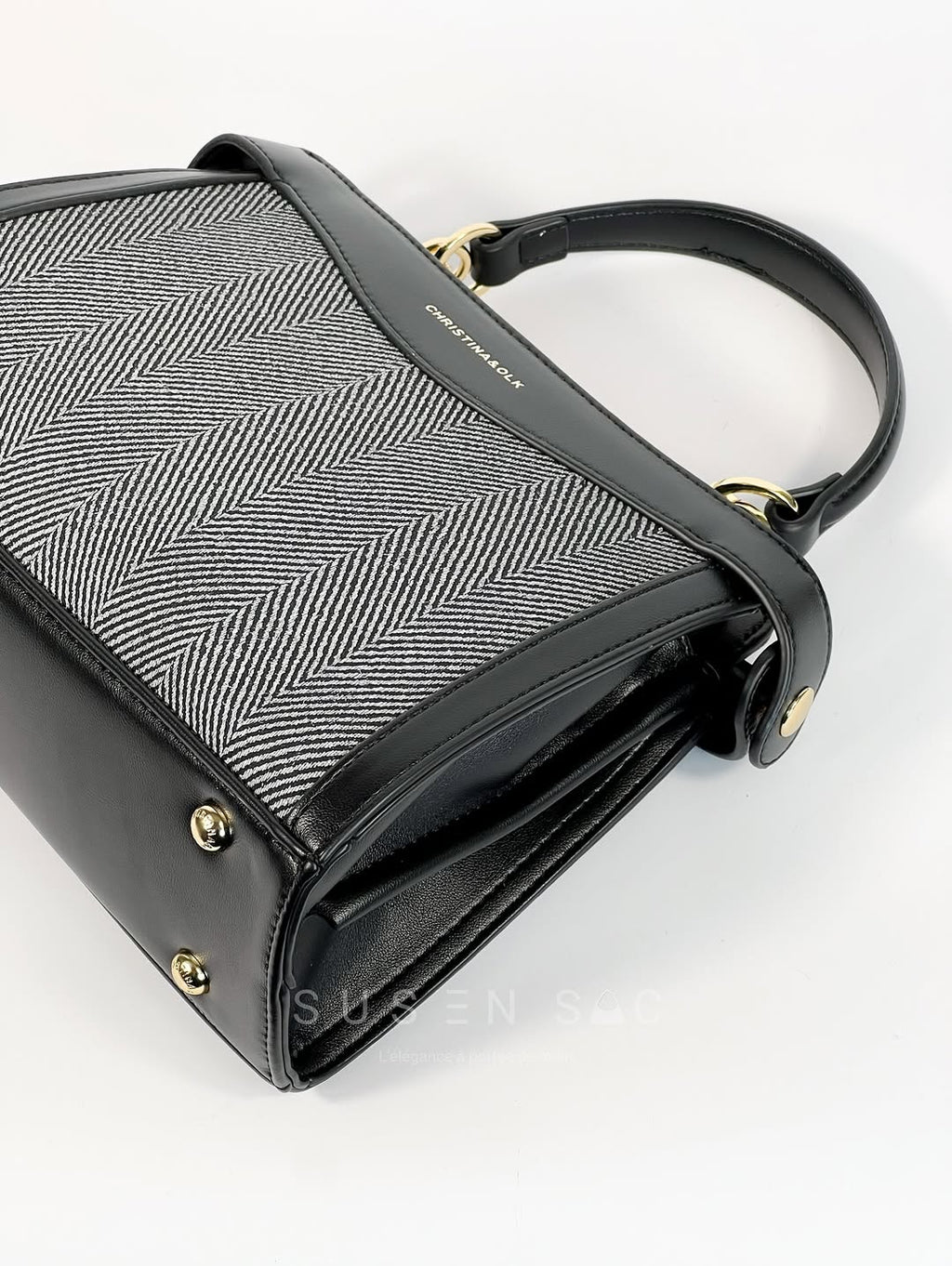 Sac à Main CHRISTINA OLK – Élégance Compacte & Texture Raffinée