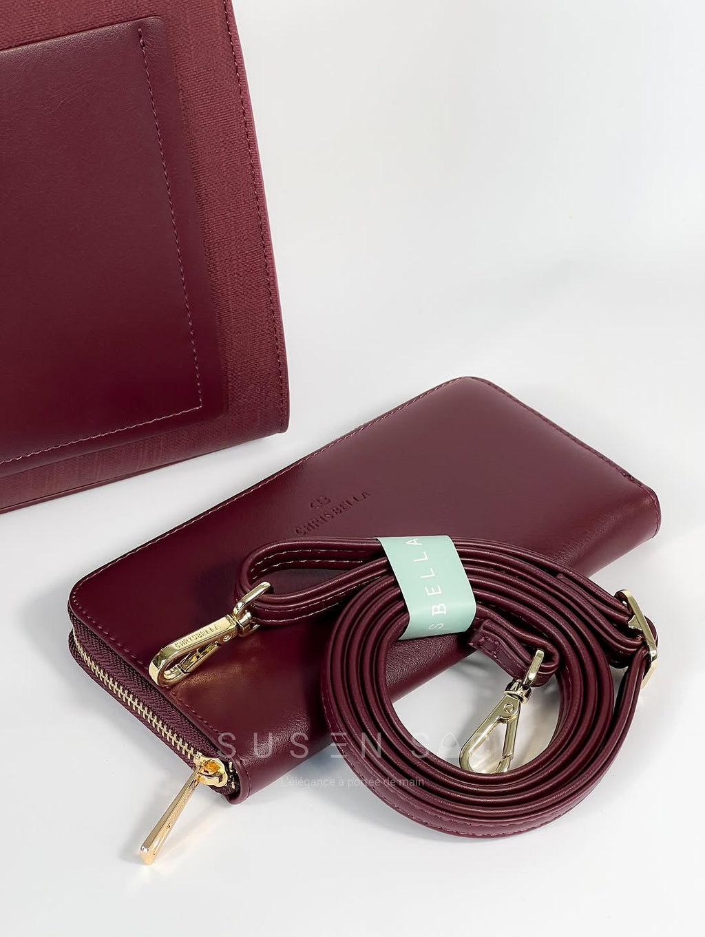 Sac CHRISBELLA – Élégance Structurée & Pochette Assortie