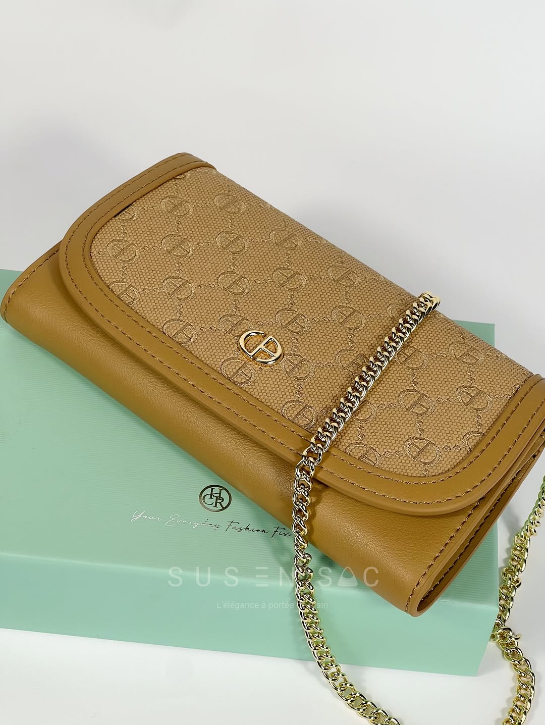 Sac Bandoulière Chrisbella Signature – Chaîne Élégante & Fermoir Raffiné