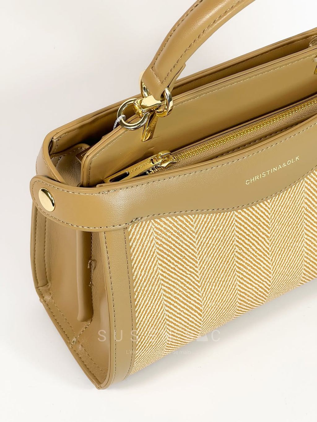 Sac à Main CHRISTINA OLK – Élégance Compacte & Texture Raffinée