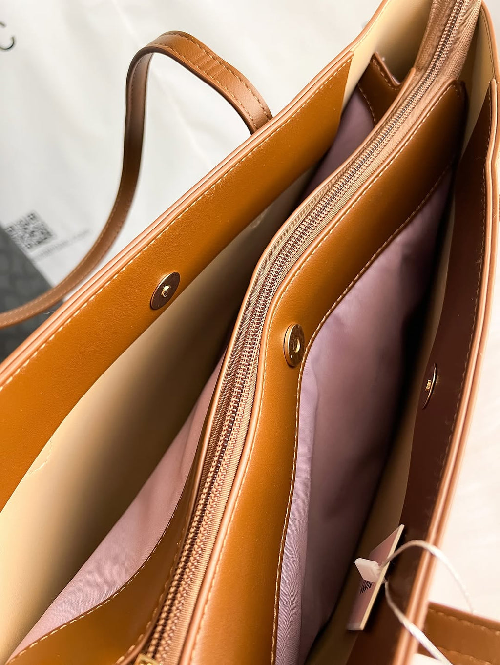 Sac à Main BAGCO 3 Pièces – Grand Sac Cabas + Bandoulière + Pochette Élégante