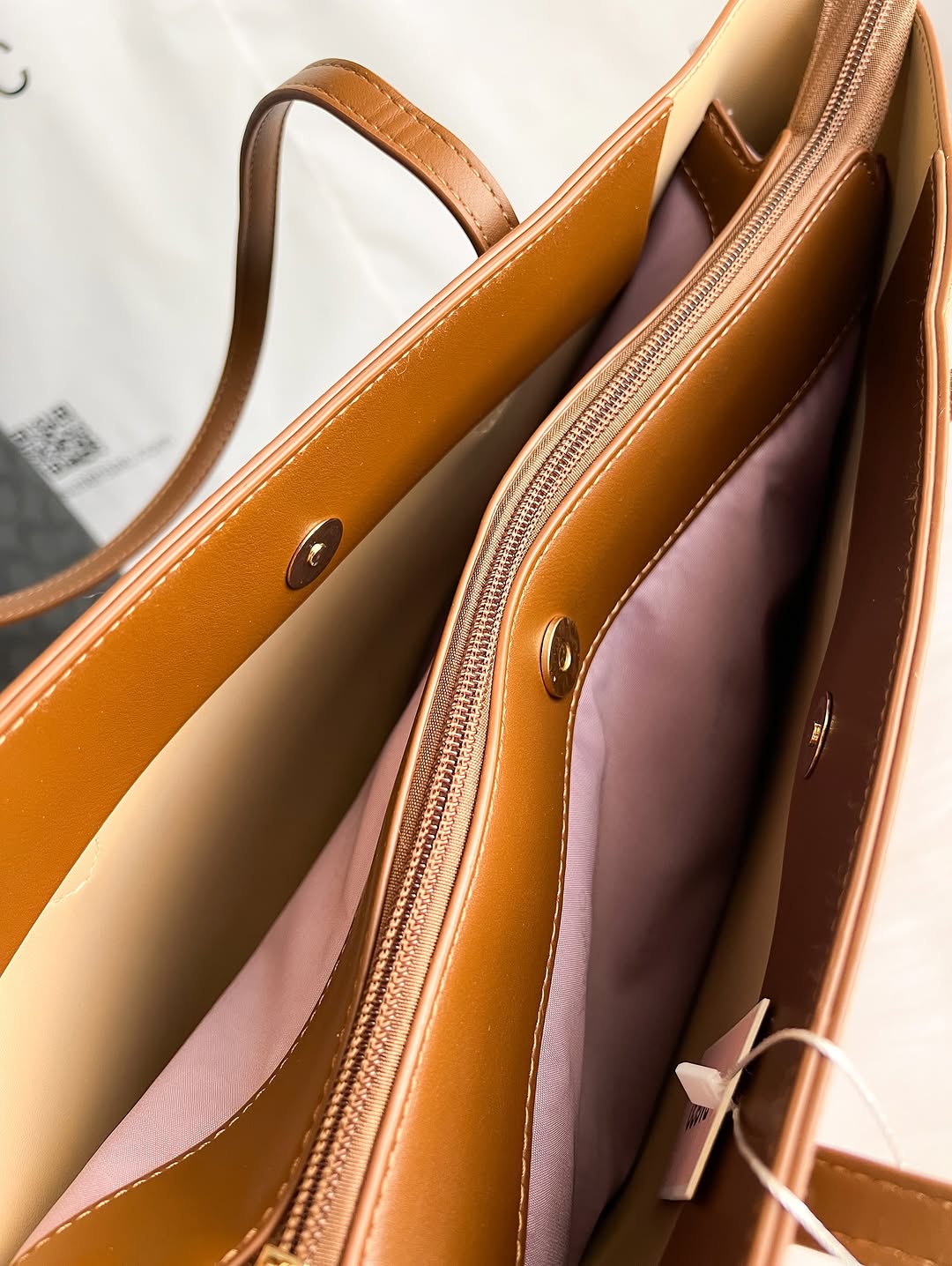 Sac à Main BAGCO 3 Pièces – Grand Sac Cabas + Bandoulière + Pochette Élégante