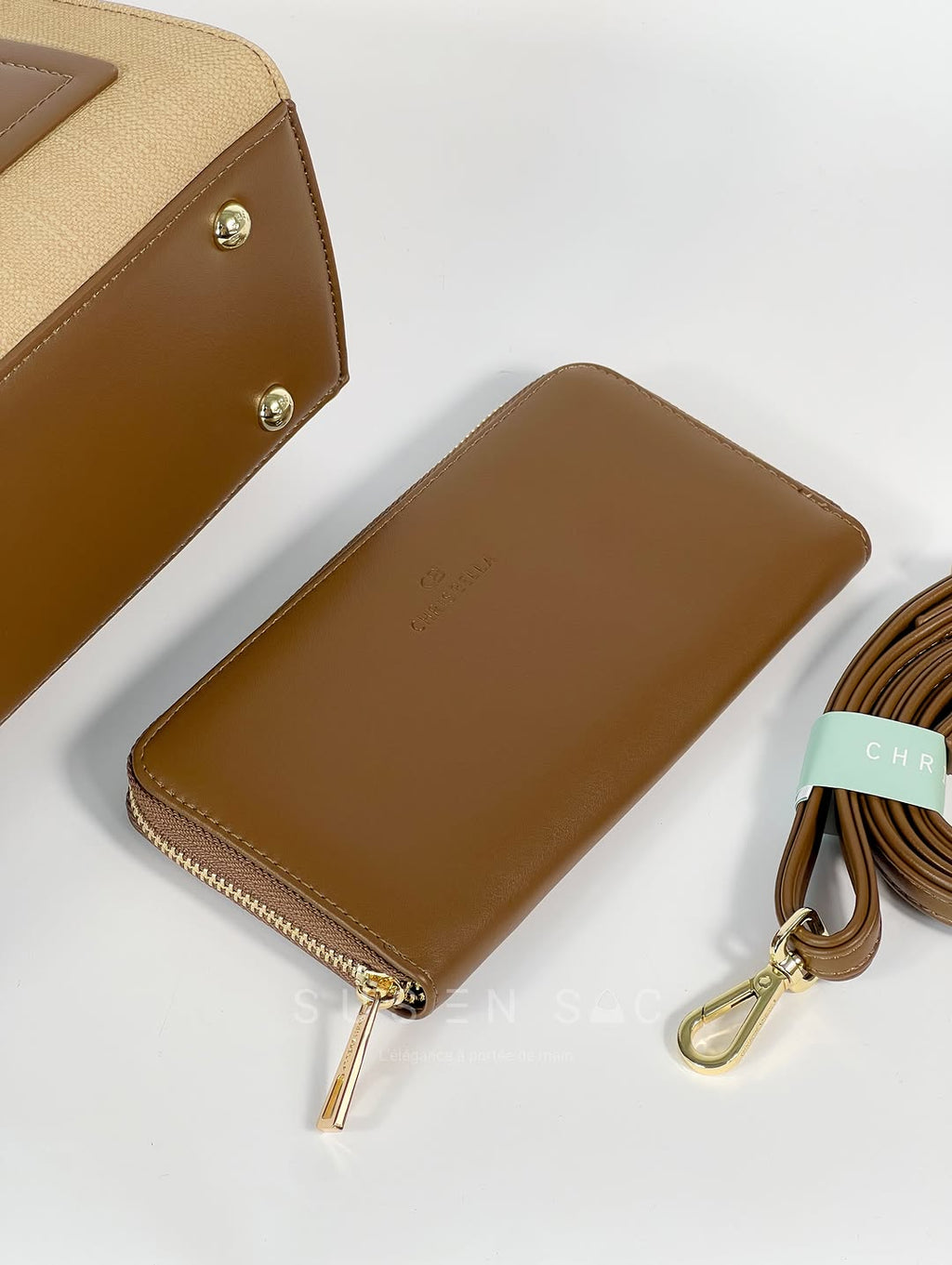 Sac CHRISBELLA – Élégance Structurée & Pochette Assortie