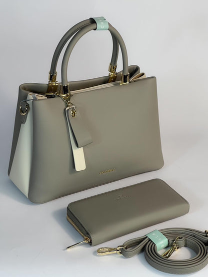 Sac à main Chrisbella avec pochette assortie – Élégance et praticité