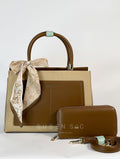 Sac CHRISBELLA – Élégance Structurée & Pochette Assortie