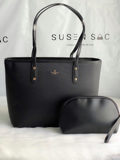 Sac à main BAGCO avec pochette – Élégance minimaliste et fonctionnalité au quotidien