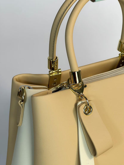 Sac à main Chrisbella avec pochette assortie – Élégance et praticité
