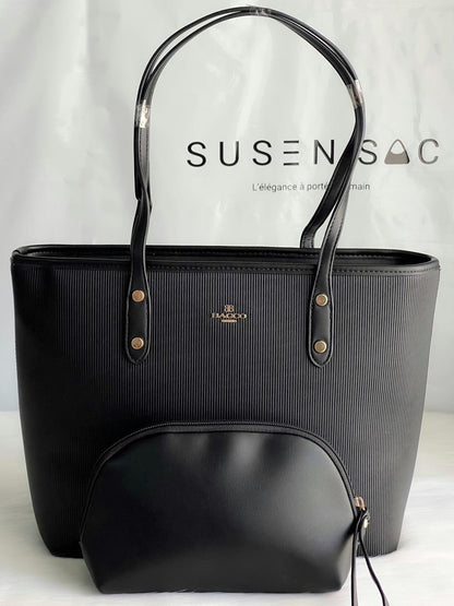 Sac à main BAGCO avec pochette – Élégance minimaliste et fonctionnalité au quotidien