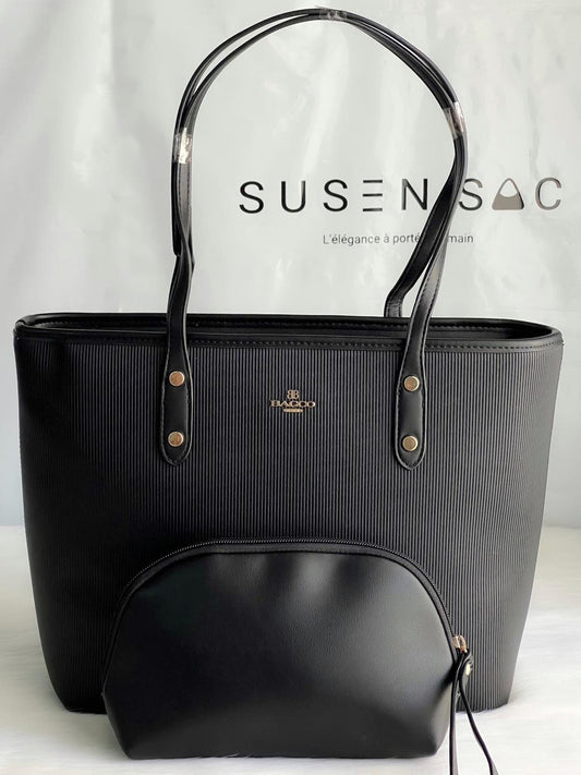 Sac à main BAGCO avec pochette – Élégance minimaliste et fonctionnalité au quotidien