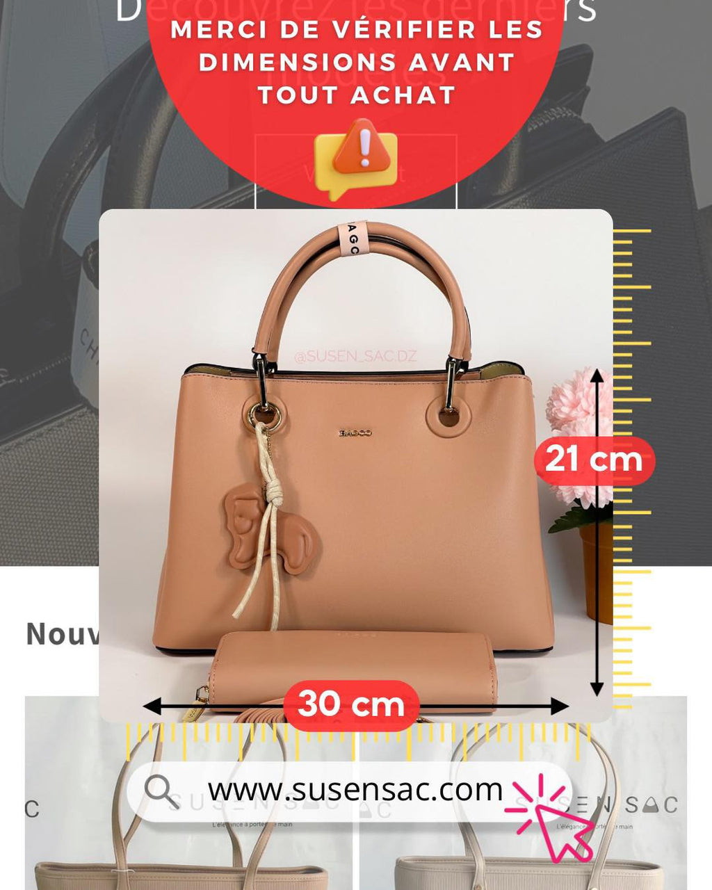 Sac à Main BAGCO – Élégance Nude