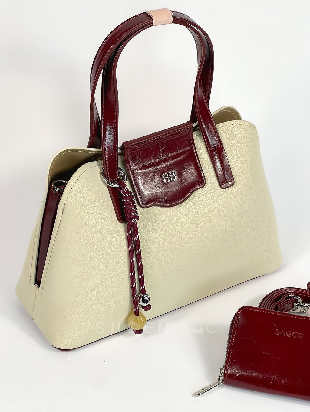 Sac à Main BAGCO Élégance Premium – Design Structuré avec Portefeuille Assorti