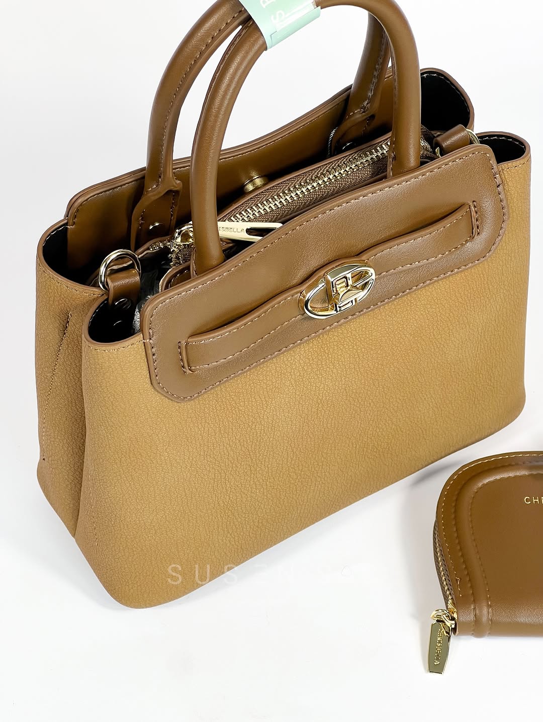 Sac CHRISBELLA – Élégance Structurée & Pochette Assortie