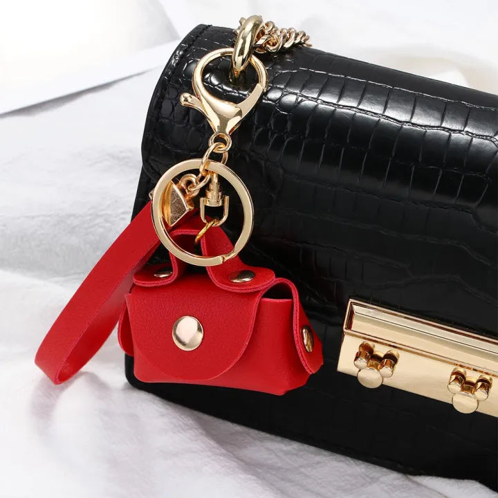 Mini Porte-Clé Sac Handmade – Accessoire Chic & Signature Élégante