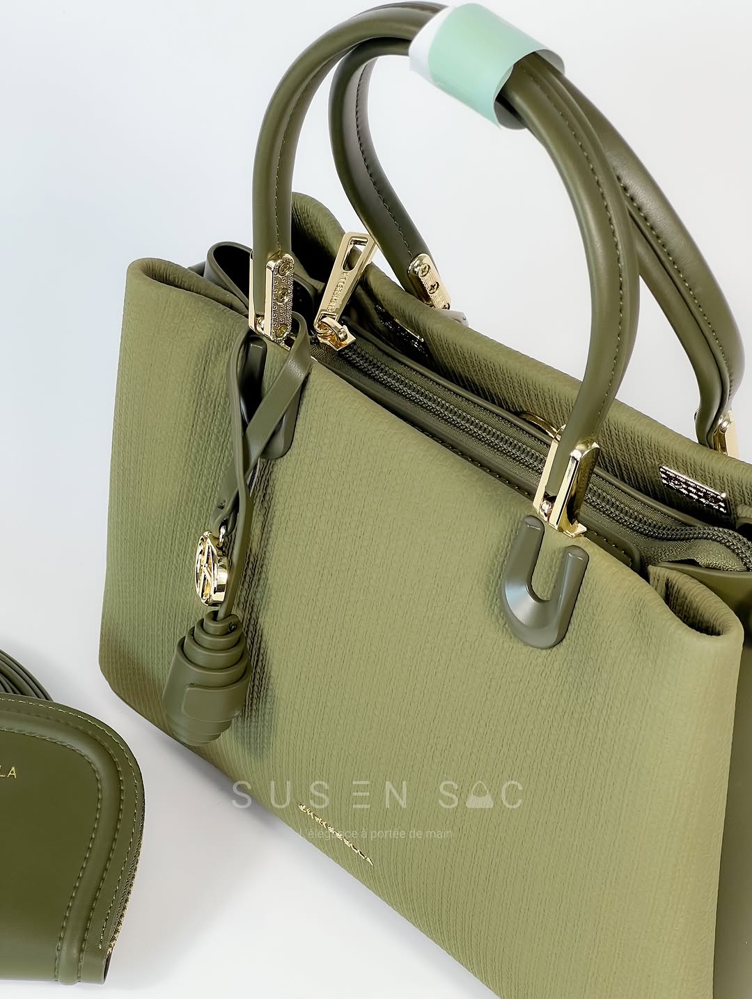 Sac CHRISBELLA – Élégance Structurée & Pochette Assortie