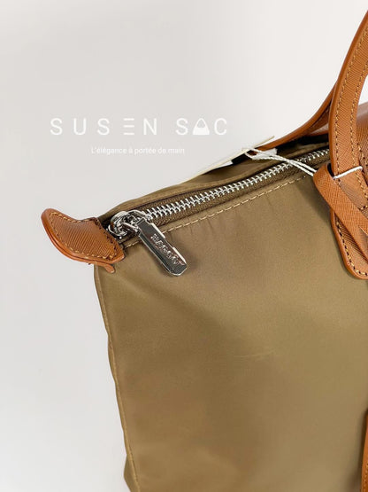 Sac épaule Bagco — style Longchamp, léger et déperlant