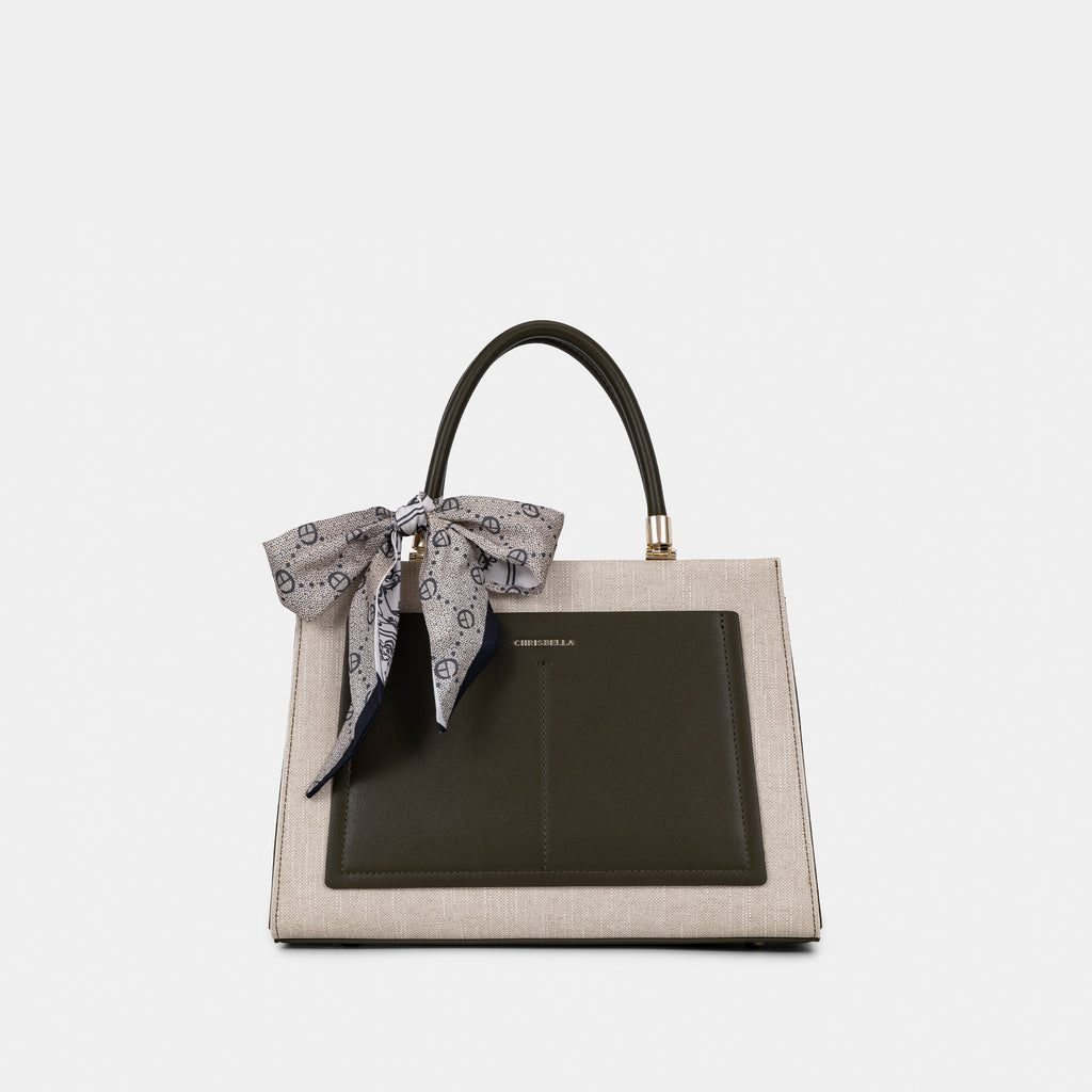 Sac CHRISBELLA – Élégance Structurée & Pochette Assortie