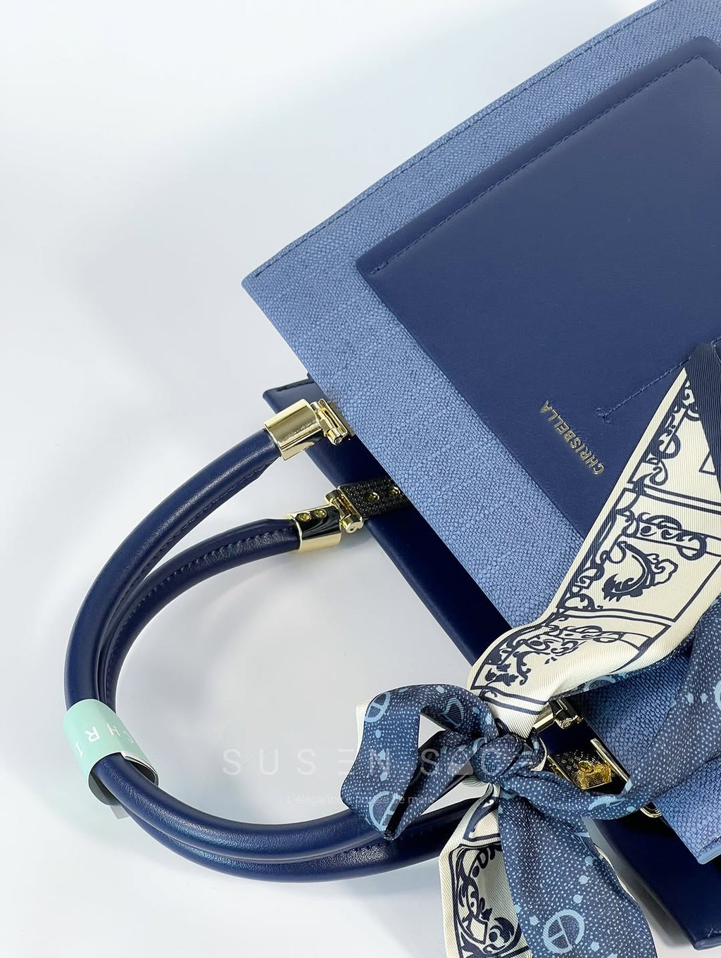 Sac CHRISBELLA – Élégance Structurée & Pochette Assortie
