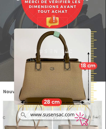 Sac à main Chrisbella – Élégance naturelle et sophistication moderne