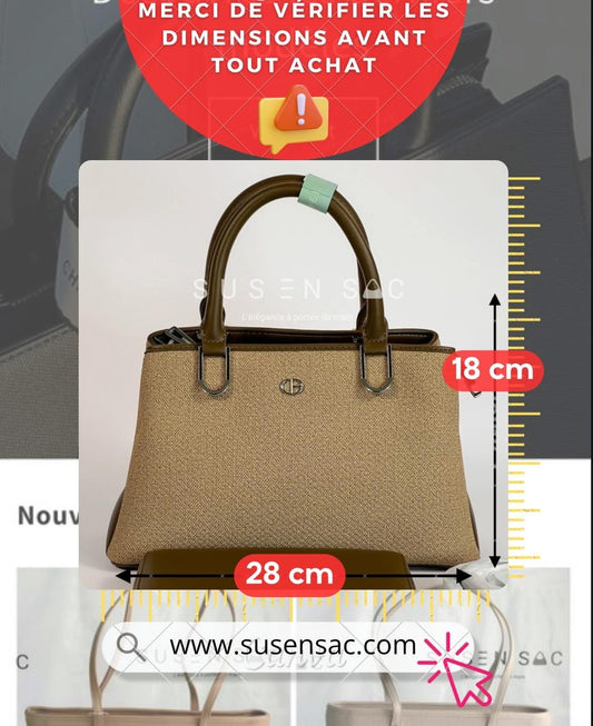 Sac à main Chrisbella – Élégance naturelle et sophistication moderne