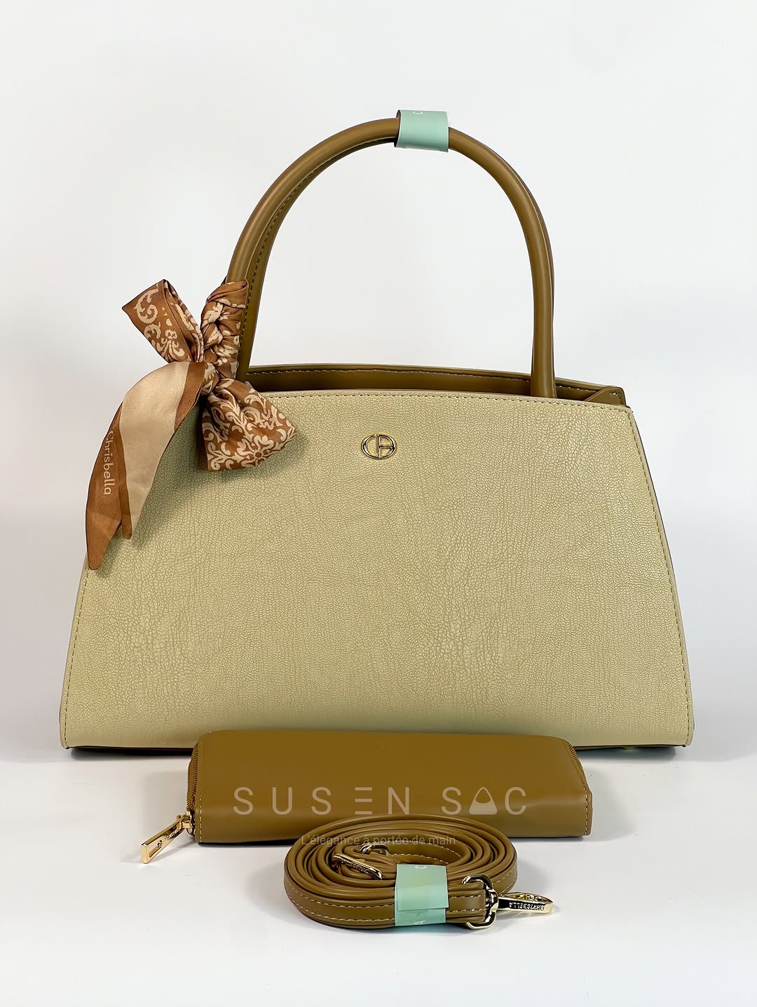 Sac à Main CHRISBELLA – Élégance Structurée & Duo Pratique