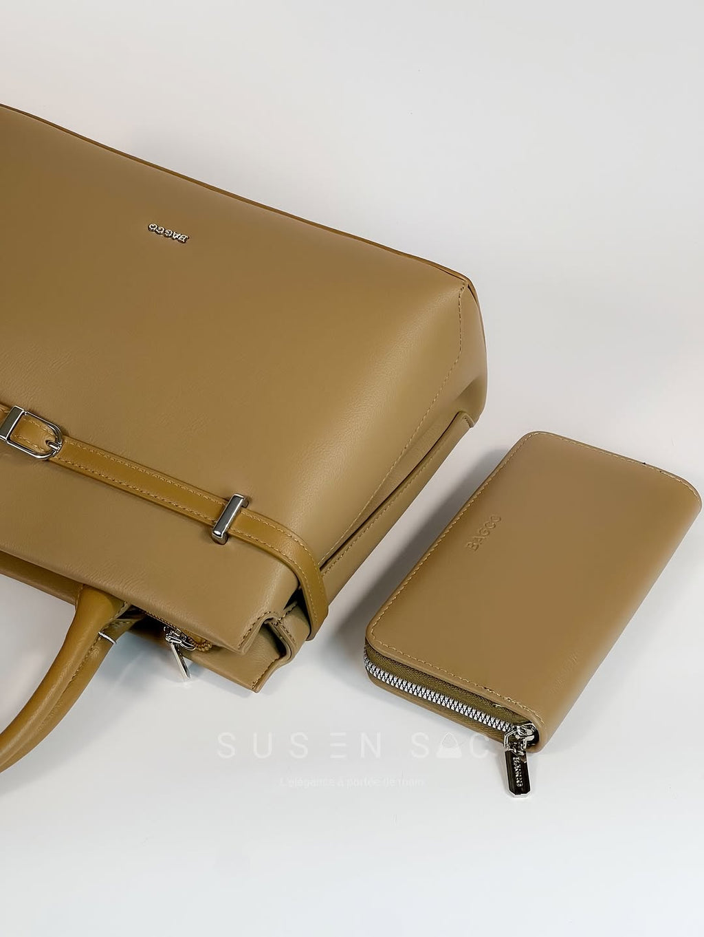 Sac à Main BAGCO Élégance Premium – Design Structuré avec Portefeuille Assorti