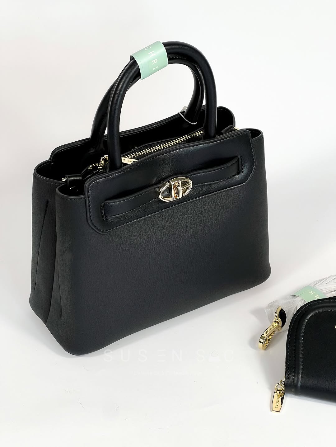 Sac CHRISBELLA – Élégance Structurée & Pochette Assortie