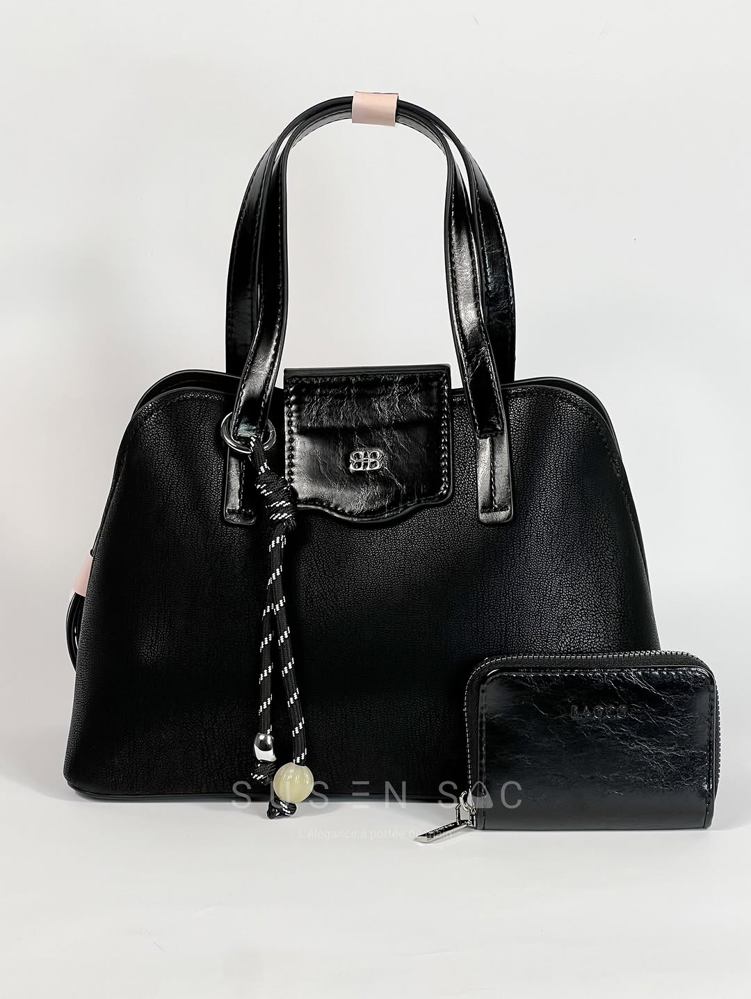 Sac à Main BAGCO Élégance Premium – Design Structuré avec Portefeuille Assorti