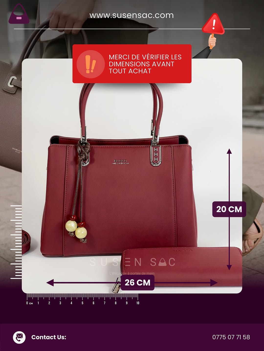 Sac à Main BAGCO – Élégance Structurée & Détails Raffinés