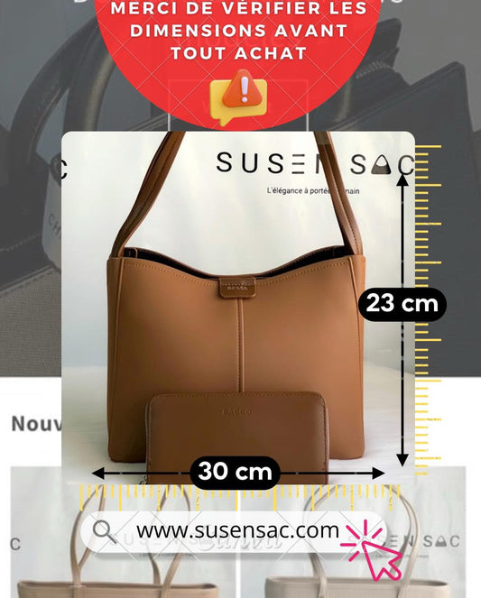 Sac Bagco avec porte-monnaie assorti