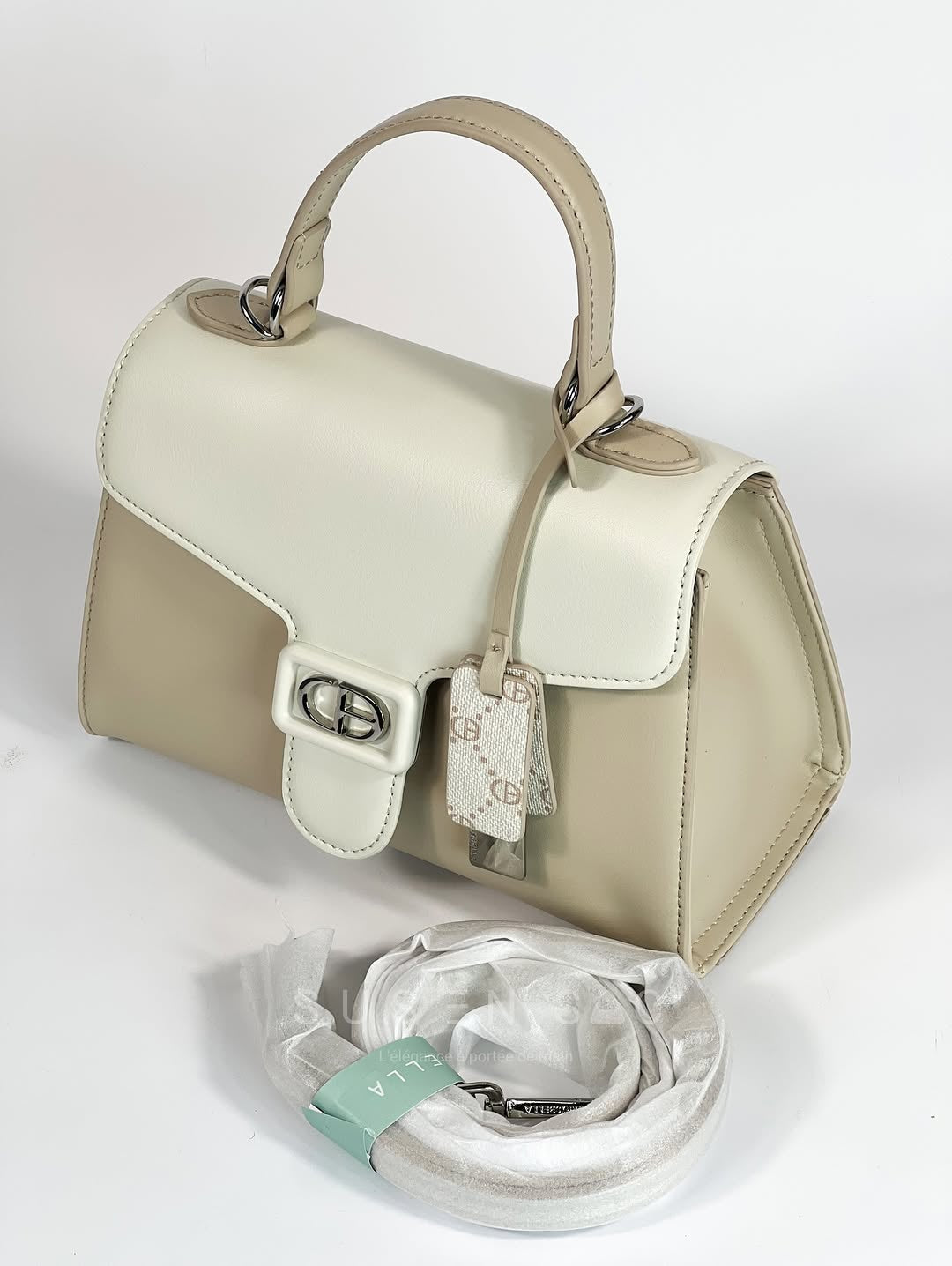 Sac à Main Chrisbella Élégance Structurée – Fermoir Signature & Bandoulière Amovible