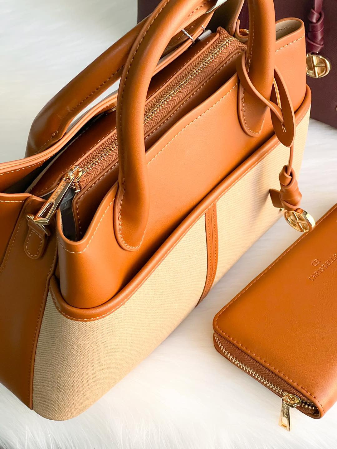 Sac à main Chrisbella avec porte-monnaie assorti – Élégance et praticité au quotidien