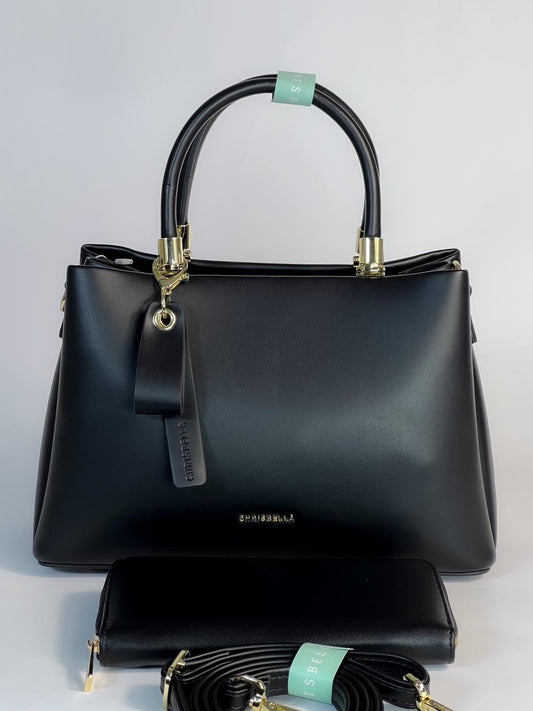Sac à main Chrisbella avec pochette assortie – Élégance et praticité