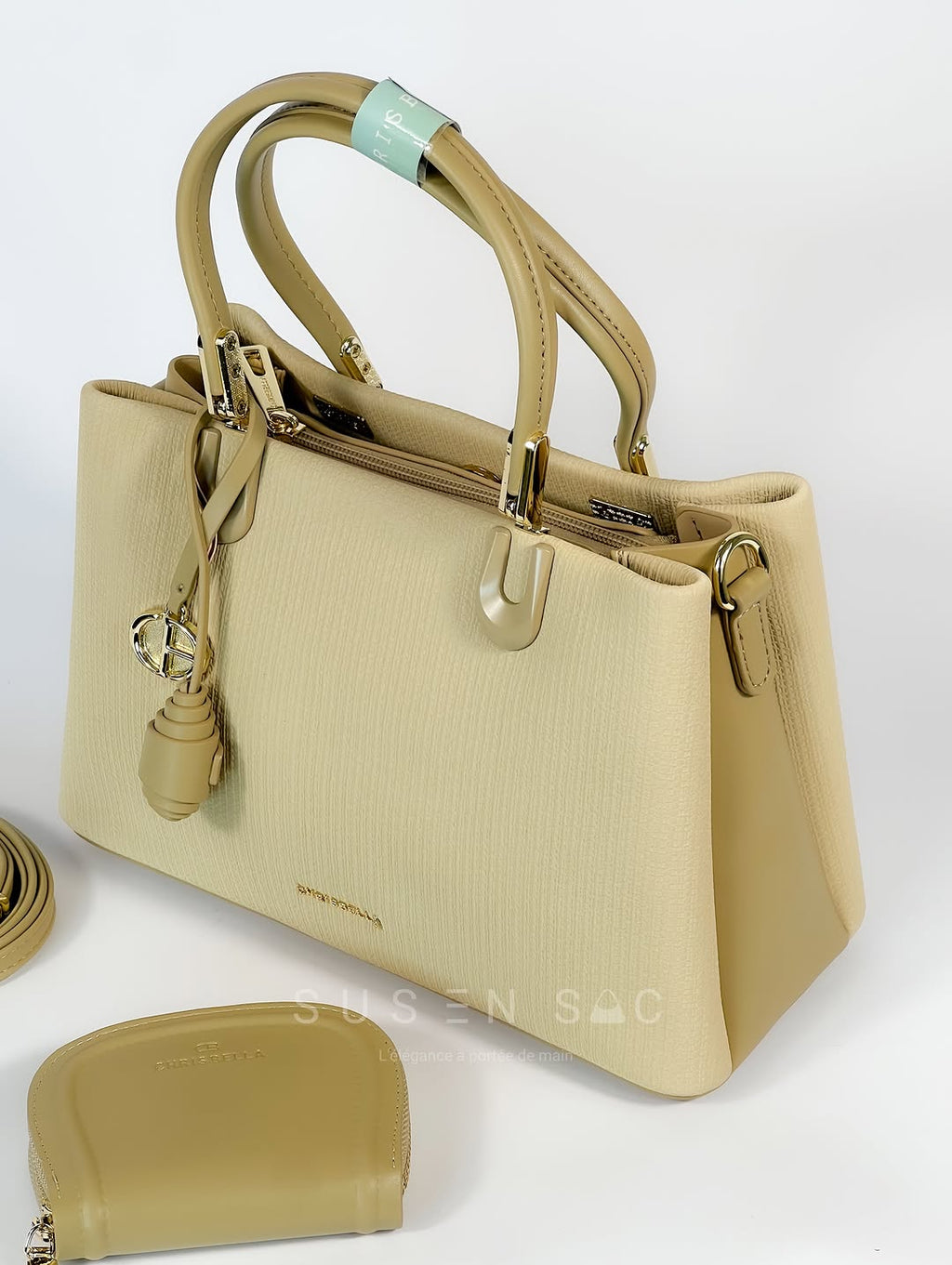 Sac CHRISBELLA – Élégance Structurée & Pochette Assortie