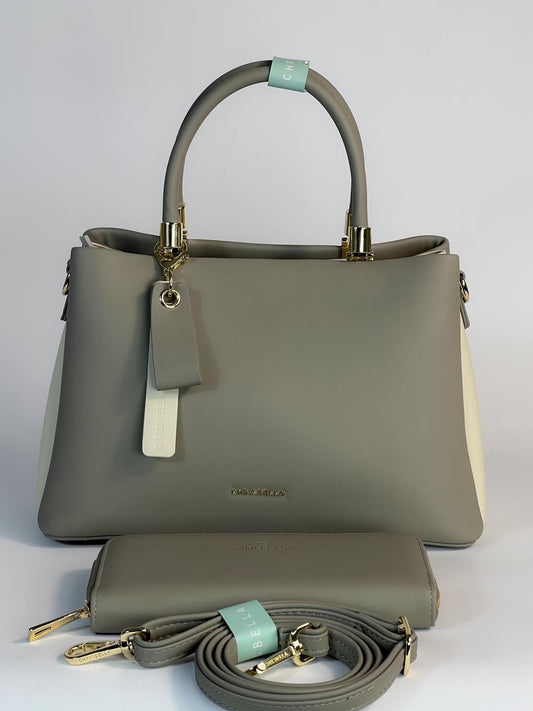 Sac à main Chrisbella avec pochette assortie – Élégance et praticité