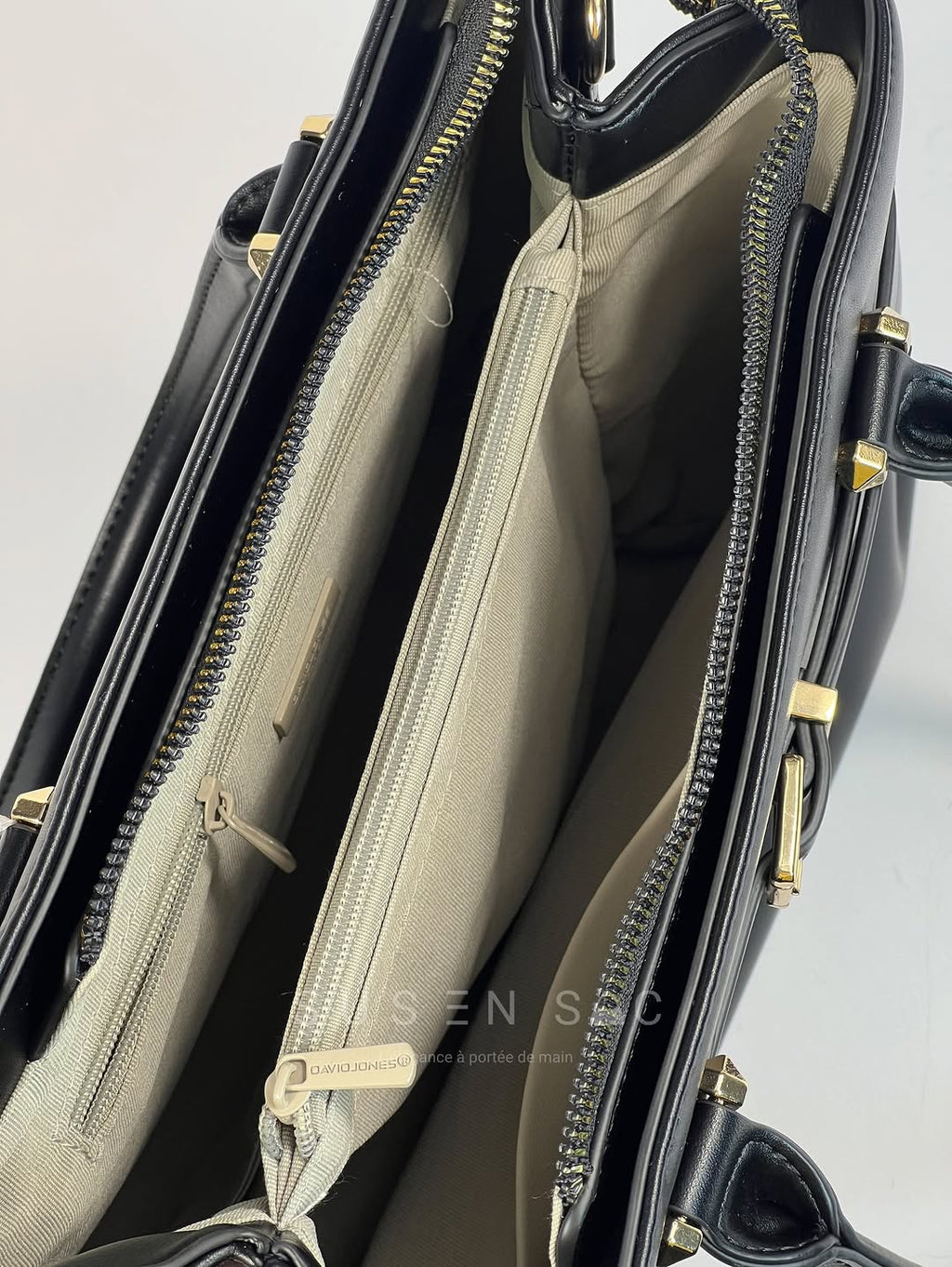 Sac à main trapèze David Jones – Élégance structurée & style intemporel