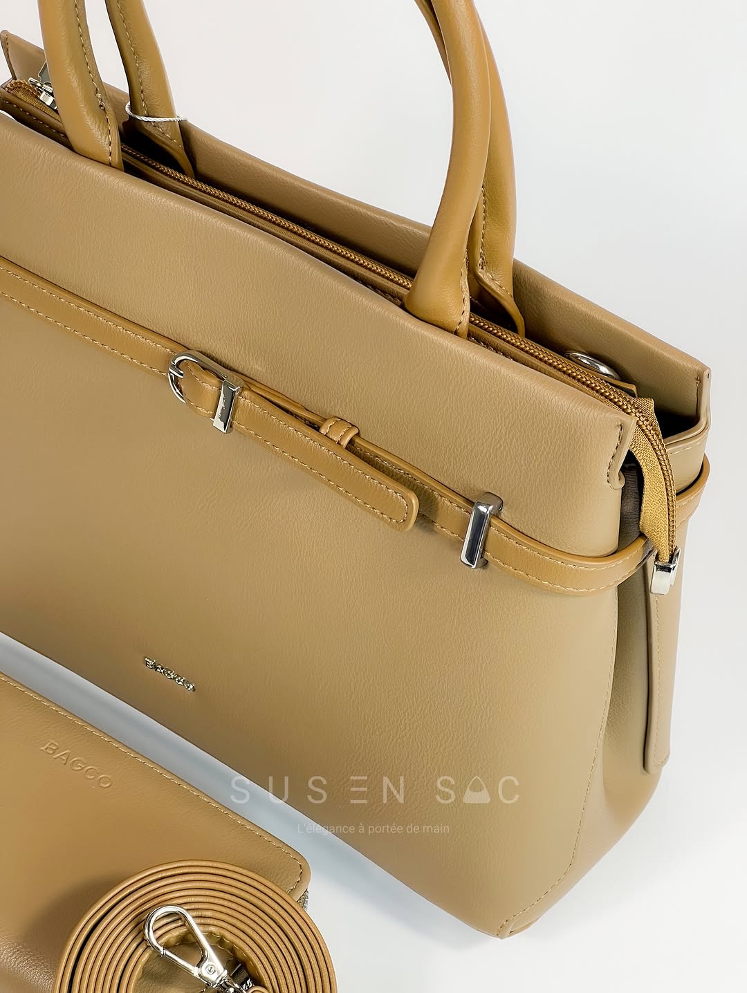 Sac à Main BAGCO Élégance Premium – Design Structuré avec Portefeuille Assorti