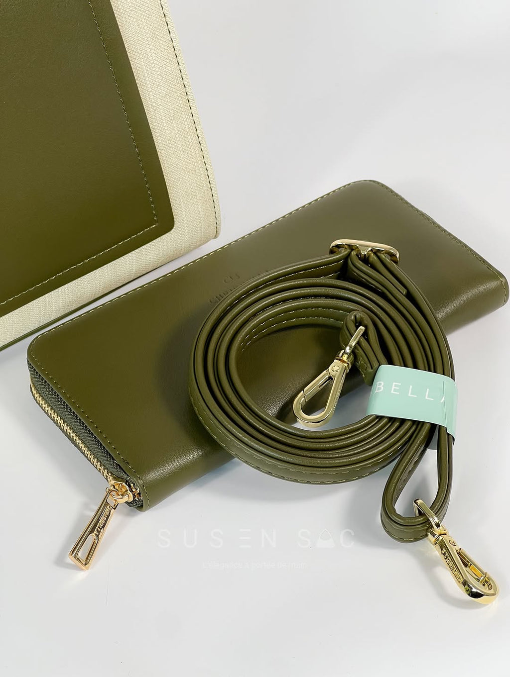 Sac CHRISBELLA – Élégance Structurée & Pochette Assortie