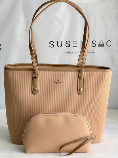 Sac à main BAGCO avec pochette – Élégance minimaliste et fonctionnalité au quotidien