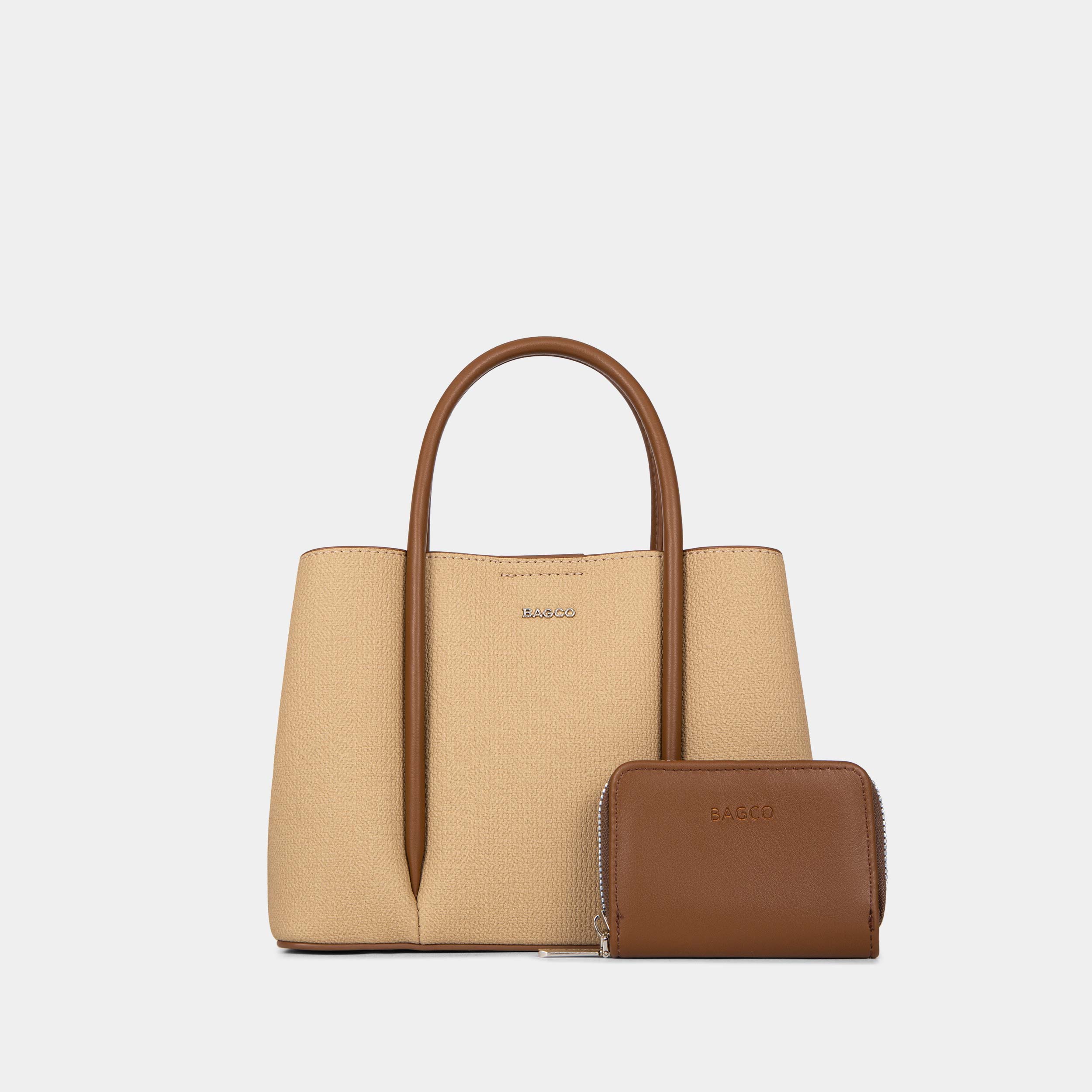 Sac à Main Élégant avec Portefeuille Assorti