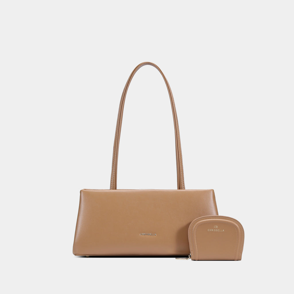 Sac à Épaule Chic avec Porte-Monnaie Assorti