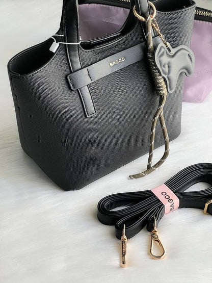 Sac à main BAGCO avec pochette – Élégance minimaliste