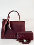 Sac CHRISBELLA – Élégance Structurée & Pochette Assortie
