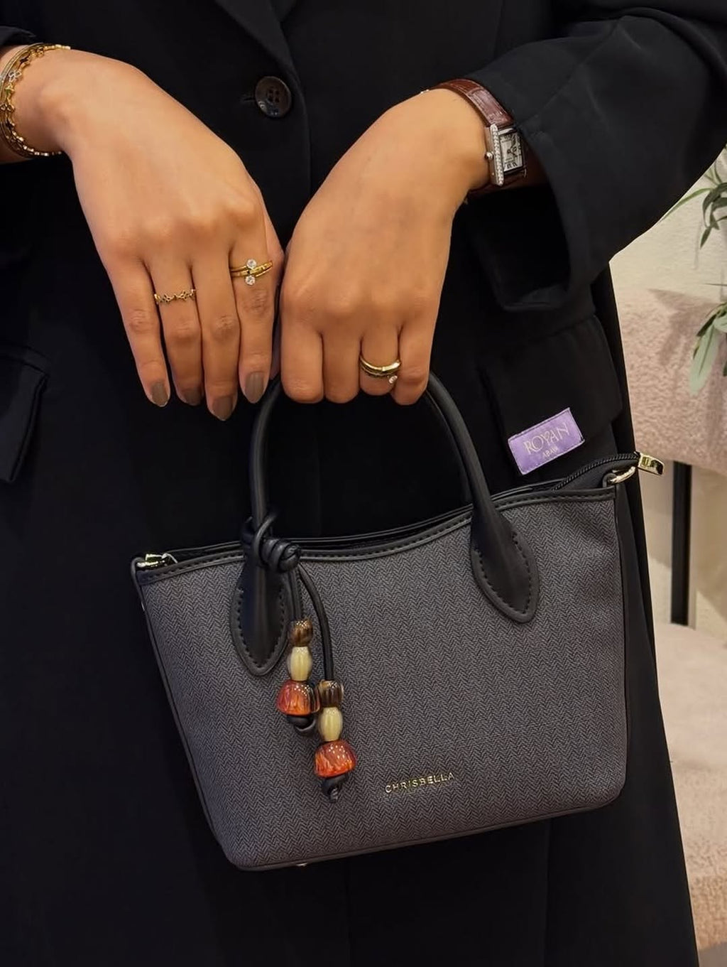 Sac à Main CHRISBELLA – Élégance Structurée & Détails Raffinés