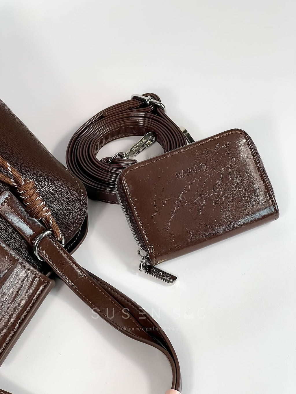 Sac à Main BAGCO Élégance Premium – Design Structuré avec Portefeuille Assorti