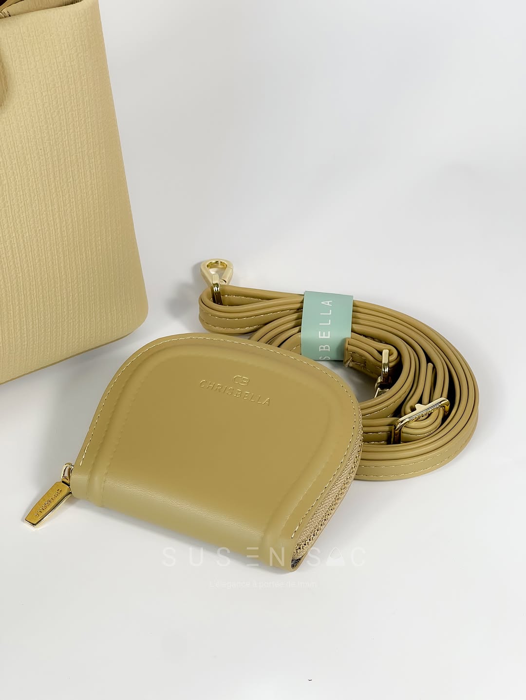 Sac CHRISBELLA – Élégance Structurée & Pochette Assortie